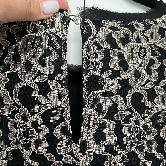 Ted Baker BAAYE Tunic Lace 3/4 Sleeve Cocktail Dress Size 3 (US 8) - Picture 7 of 9